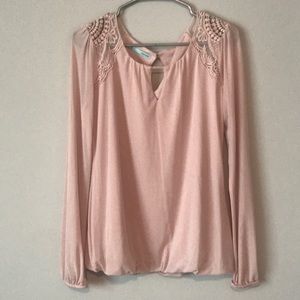 Pink blouse